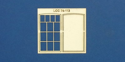 LCC 74-113 O gauge warehouse window type 5